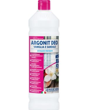 Detergent parfumat pentru pardoseli fara clatire, Interchem, Argonit Deo Vaniglia e Sandalo, 1l