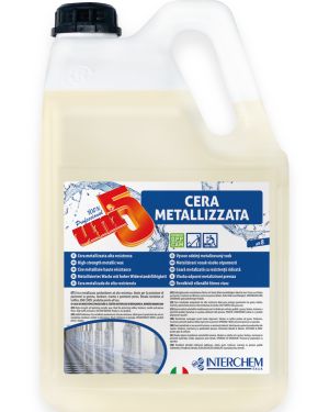 Ceara metalica de protectie linoleum, Interchem, Uni5 Cera Metallizzata, 5l