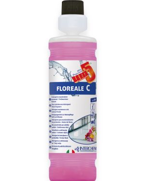 Detergent concentrat pardoseli cu parfum floral, Interchem, Uni5 Floreale C, 1l