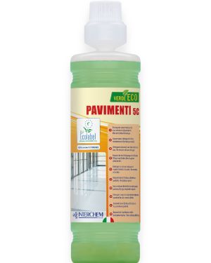 Detergent concentrat pardoseli ecologic, Interchem, Verde Eco Pavimenti 5C, 1l