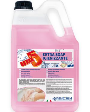Sapun igienizant delicat pentru spalarea mainilor, Uni5 Extra Soap Igienizzante, 5l