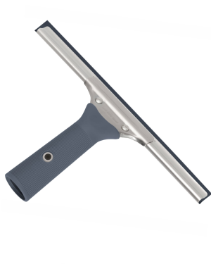 CLASSIC – Racleta din oțel inoxidabil cu mâner din cauciuc, 25cm LEWI