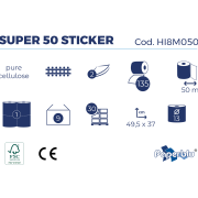 Rola cearceaf medical Paperdi 50×50 Super 50 Sticker