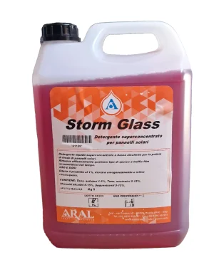 Detergent superconcentrat pentru panouri solare, Aral, Storm Glass, 5l