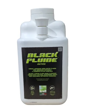 Cremă concentrată fluidă pentru spălat mâini, Kroll, Black Paste Detox, 5l