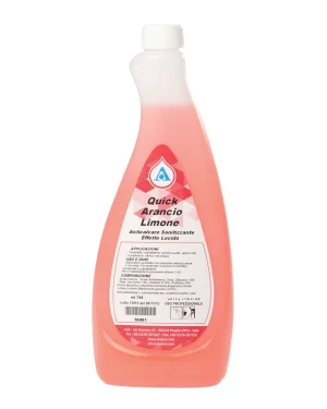 Detergent Anticalcar Igienizant pentru Bai, Aral, Quick, Arancio Limone, 750ml